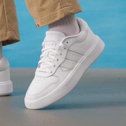 Adidas LITECOURT 男女通用滑板鞋，舒适休闲运动鞋，适合运动和日常穿着，JI2166