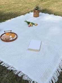 海灘毯可折疊露營墊夏季裝備蜜月用品夏威夷必備品狩獵配件露營毯桌布戶外草地墊露營裝備波西米亞布毯野餐度假派對裝飾臥室/客廳 - 咖啡棕 - 查看 13