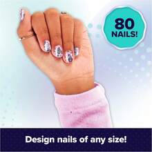 Recarga para la estampadora de uñas GO GLAM de Cool Maker con diseños de unicornio y sirena, kit de uñas para 80 uñas, juguetes de manualidades para niñas a partir de 7 años - 1 - Ver 7