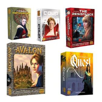 Avalon, Kupp, Motståndsrörelsen, Motståndsorganisationen, Uppdragskortspel