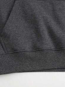Men's Anime Hoodie For Anime Fans - Stylish And Unique Design, Cool Graphic Print, Fashionable Street Style Sweatshirt, Perfect For Anime Lovers, Casual Wear, Hip-Hop Look, Urban Wear, Must-Have For Anime Fans, Must-Have For Geeks, Bold Artwork, Fashion-Forward, Modern Hoodie - 深灰色 - 查看 3
