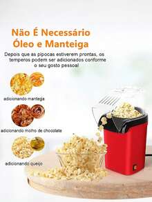 Electric Popcorn Maker Without Oil - 美規A型插(110-127V) - 查看 6