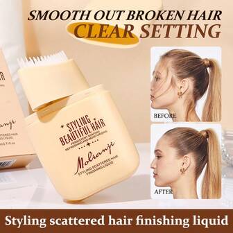 80ml Large Capacity Styling Gel Comb, Gel-Like Texture Non-Sticky, Smooths & Styles Hair In One Stroke, 2-In-1 Hair Grooming (Unisex)