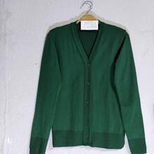 Women Cardigans - Dark Green - View 3