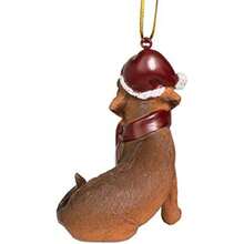 Adornos navideños con diseño de Perros, , Color Completo, 1(Perro salchicha) - Multicolor - Ver 3