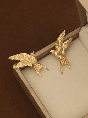 1 Pair Casual Cute Cartoon Animal Stud Earrings, Versatile Design