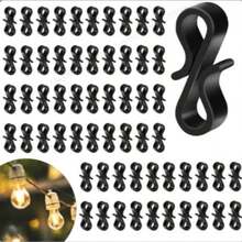 80/120pcs Outdoor Fairy String Light Hooks,Drainage Channel Light String Hook, For Gutters/Roofs, No-Drill UV-Resistant Plastic, Fairy Light Clips For Roof,Transparent Gutter Hooks,Christmas Light Hanging Kit - one-size - View 4