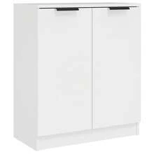 vidaXL Biały bufet 60x30x70 cm Materiał drewnopochodny - Wielokolorowe - Zobacz 9