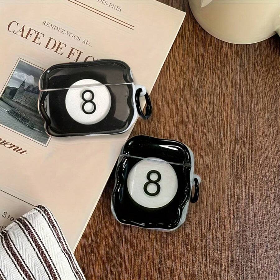 8个装黑色保护壳，兼容苹果手机，防摔防刮。 - 無色 - 查看 1