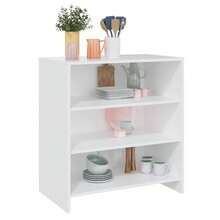 Buffet vidaXL Blanc 70x40,5x75 cm Matériau à base de bois - Multicolore - Voir 4