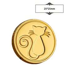 1 Pc Wax Sealing Stamp Head Special Shape Retro Cute Girl DIY Birthday Card Gift Creative Accessories Back To School,Back To School,School Supplies - Yellow - View 9