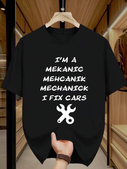Camiseta Casual de Cuello Redondo y Manga Corta para Hombre - Comodidad para Todas las Estaciones, Tejido de Punto Ligeramente Elástico, Top Deportivo de Color Sólido, Ajuste Regular para Adultos