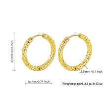 High-Quality Stainless Steel Earrings, Hypoallergenic 316L Ear Posts, Elegant Classic Jewelry Earrings, Suitable For Daily Wear, Holidays, Vacation Parties - Gold - View 15