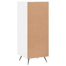 Credenza vidaXL bianca lucida 34,5x34x90 cm Materiale a base di legno - Multicolore - Visualizzare 8
