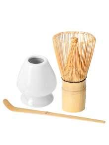 1/3PCS Handmade Golden Bamboo Matcha Mixer, Traditional Japanese Tea Matcha Mixer - Bamboo Mixer Is Made Of Durable And Organic Bamboo