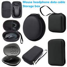 Mini Portable Bluetooth Earphone Protective Case, Data Cable Charger Storage Box, Suitable For Earphones, Data Cables, Mouse, Various Electronic Accessories
