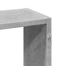 Mensola da parete vidaXL, grigio cemento, 159x18x66 cm, materiale a base di legno - Multicolore - Visualizzare 7