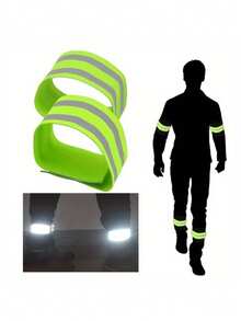 Bicycle Leg Strap With Reflective Strips, Suitable For Night Running, Mountain Biking, Road Cycling Safety Gear