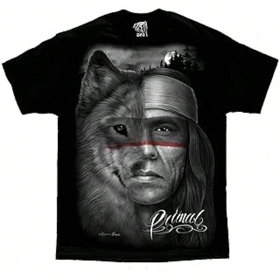 Primal Warrior   T Shirt DGA David Gonzales XXXX-Large Black - Màu sắc chính của bức tranh - Xem 1