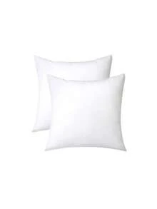 1个/2个/3个白色枕芯，多种尺寸枕垫，超柔软纤维填充，方形装饰枕，简约时尚，适合家居装饰、客厅沙发、卧室、户外/情人节/母亲节装饰。 - 白色 - 查看 20