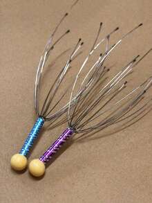 1pc Octopus Head Massager Soul Extraction Scratching Scalp Scratching Artifact Meridian Itching Device - Multicolor - View 7