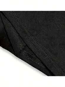 Camiseta de algodón de manga corta para hombres con estampado de escudo de anime, cuello redondo, ajuste casual, tela cómoda, perfecta para uso diario en todas las estaciones, regalo ideal de Navidad para Pascua, Halloween, Acción de Gracias y más. - Negro - Ver 5