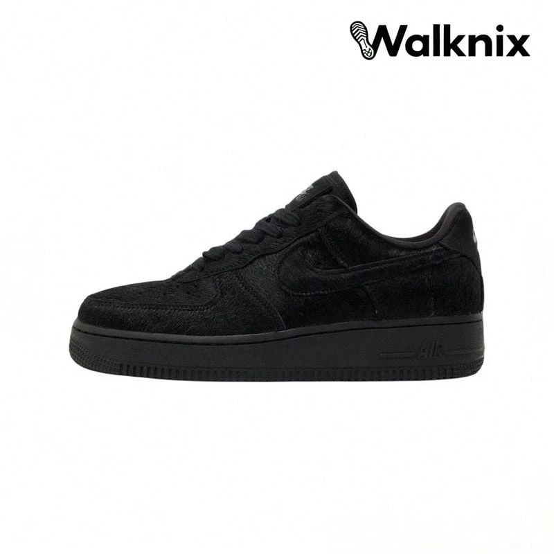 Nike Air Force 1 Low 'Black Pony Hair' Off-Noir Sneakers Women II7398-001 - 彩色 - 查看 1