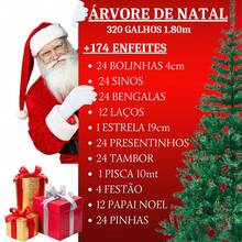 ARVORE DE NATAL 1.80M