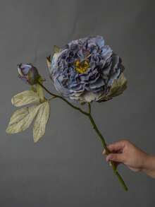 1pc High Quality Vintage Peony Artificial Flower, Home Decor Ornament, Wedding Aisle Flower - Multicolor - View 16