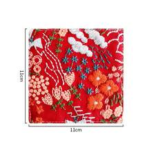 Linen Coasters, Embroidered Fabric Tea Table Coasters, Thickened Heat Insulation Coasters, Coffee Cup Mats, INS Style - Multicolor - View 7