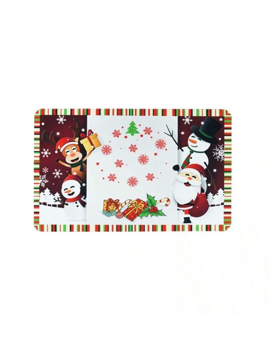 Alfombra de tierra de diatomeas 48*78 - Estilo navideño