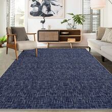Techigher Living Room Rugs, Washable Non Slip Stain Resistant Large Rug,  Low Pile Soft Carpet With Non-Slip Backing For Bedroom Dining Room Children Room - Blue - View 10