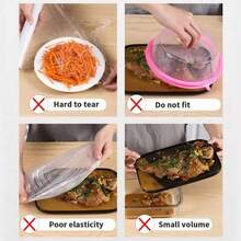 Use Leftover Food Preservation Sleeves, Kitchen Disposable Cling Film - Multicolor - View 4