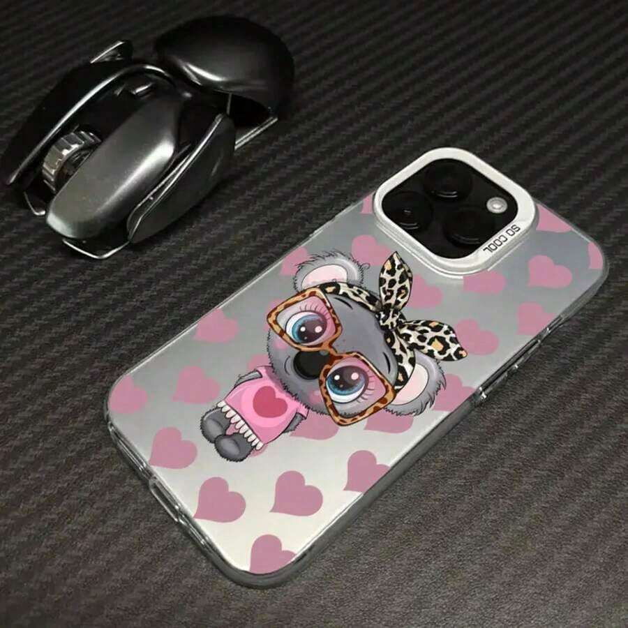 おしゃれなスマホケース 11/12/13/14/15/15pro/15 Plus/15 Promax/7plus/8plus/11pro/12pro/13pro/14pro/11promax/12promax/13promax/14promax/14plus/5 - 半透明の黒 - チェックする 1