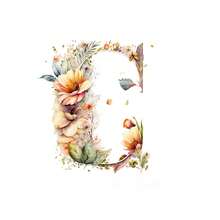 1pc, A-Z Clothes Stickers Beautiful Alphabet With Flower Heat Transfer For Clothes Pillow Patches Iron On Sticker Diy A-Level Washable Clothes Decals - Multicolor - View 19