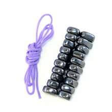 20PCS Juego de Piedras Magnéticas para Refrigerador de Cuerda de Color Combinado Pared de Fotos Imán Irregular Negro Imán de Lodestone Multi Funcional 3HNE - DB20SPL - Ver 3