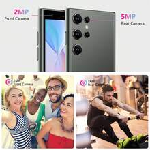 [Black Smartphone] Christmas Pocket Treasure 3G Mini Phone, Lightweight, 1000mAh, 2MP Front + 5MP Rear. Download Apps Via Wifi. Best Gift For Student, 3.0in Small Screen Phone. With Phone Case & Screen Protector. Complimentary Pink / Blue Mini Fan. - màu xanh nhạt - Xem 4