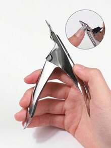Grace1pc Nail Tip Cutter Clipper - 銀色 - 查看 5