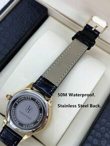 Pablo Raez 1pc Vintage Silver Women Wristwatch Luxury Jewelry 18K Gold Crystal Dress Watch Original Charming Stainless Steel Summer Accessories Clock IPG IPS Golden Silver Plated Non Tarnish Case Elegant Top Brand New Design - 均碼 - 查看 11