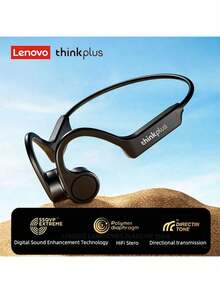Lenovo X4 Bone Conduction Headphones Bluetooth 5.3 Hifi Ear-Hook Wireless Headset With Mic Sport Earphones - Black - View 1