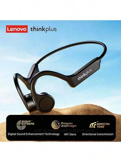  Lenovo X4 Bone Conduction Headphones Bluetooth 5.3 Hifi Ear-Hook Wireless Headset With Mic Sport Earphones