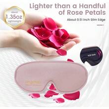 Antifaz Para Dormir Para Mujer, Para Viajes O Siestas. Opaco Durante El Da Y La Noche. Cmodo Para El Parpadeo De Las Pestaas. Suave Y Sedoso Al Tacto. Rosa Empolvado. - Rosa Empolvado - Ver 4