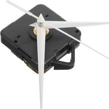 1 Set Quartz Clock Movement Repair Replacement Kit, Silent, 1 Set White Clock Hands, 16mm Shaft Length, DIY Gift