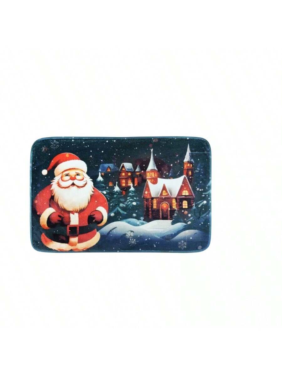 Alfombra de espuma de franela estampada 50*80 - Estilo navideño