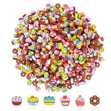 Mini Cake Eraser Set - Delicious Strawberry Chocolate Themed Erasers - Multicolor - View 1