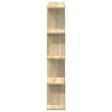 Mensola a muro vidaXL con 12 scomparti, rovere Sonoma - Multicolore - Visualizzare 5