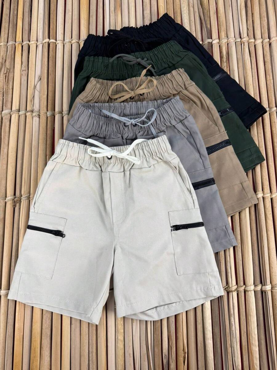 KIT WITH 3 CARGO SHORTS - EXCLUSIVE LAUNCH - 彩色 - 查看 1