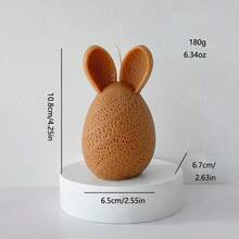 1pc Easter Egg, Easter Bunny Shaped Scented Candle, Smokeless Candle For Home Decor, Room Decor, Bedroom, Party, Dining Table, Kitchen, Restaurant, Birthday, Holiday Decoration - Multicolor - View 22