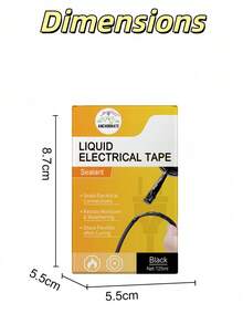 1 Roll Liquid Insulation Tape, Waterproof, Can Replace Heat-Shrink Insulation Tape And Liquid Insulation Flame Retardant Tape - Multicolor - View 7