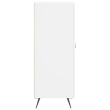 Buffet vidaXL blanc 34,5 x 34 x 90 cm, matériau à base de bois - Multicolore - Voir 7
